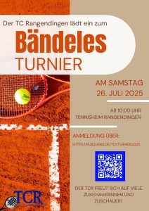 Einladung zum Bändelesturnier 2025